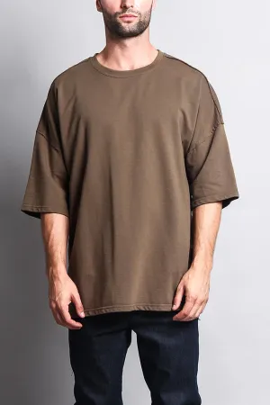 Men's Basic Overly Over Sized T-Shirt