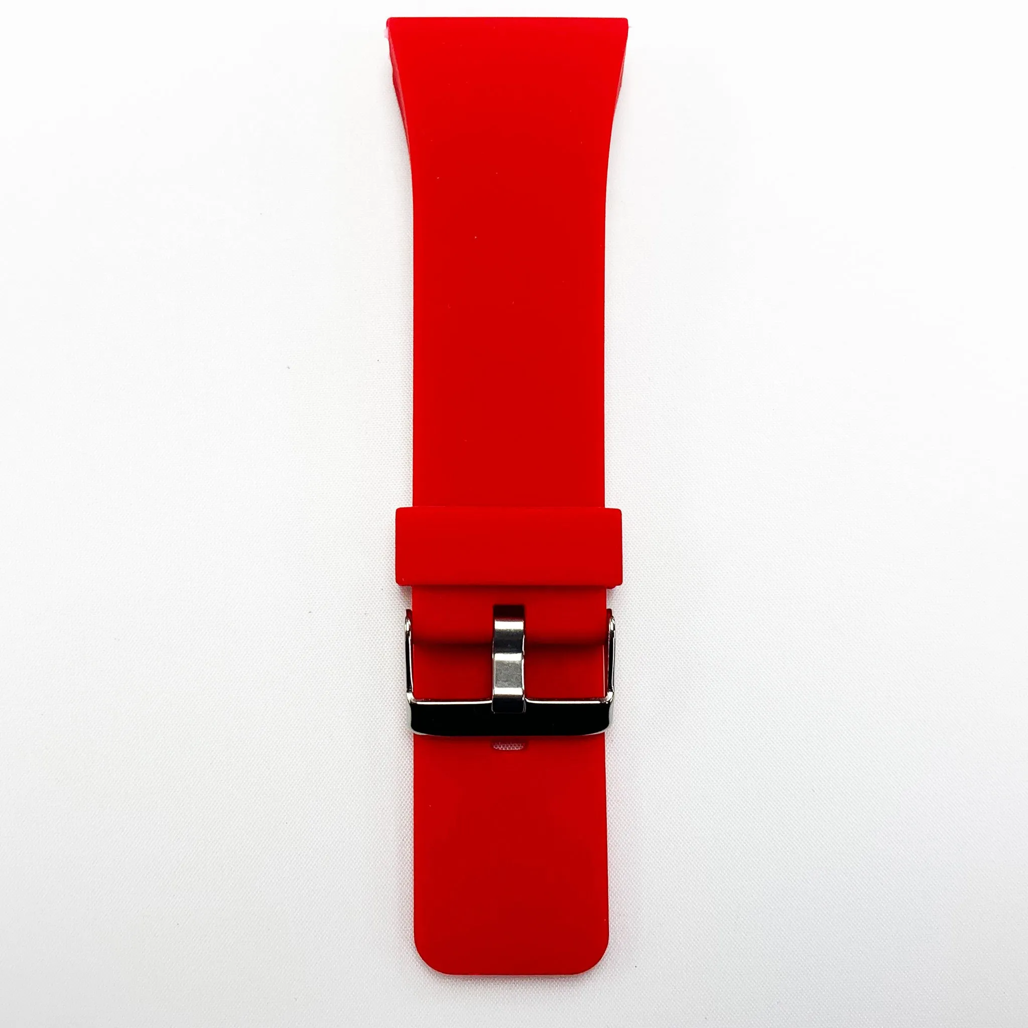 30 MM Silicone Special Watch Band Red Color Quick Release Regular Size Big Watch Strap