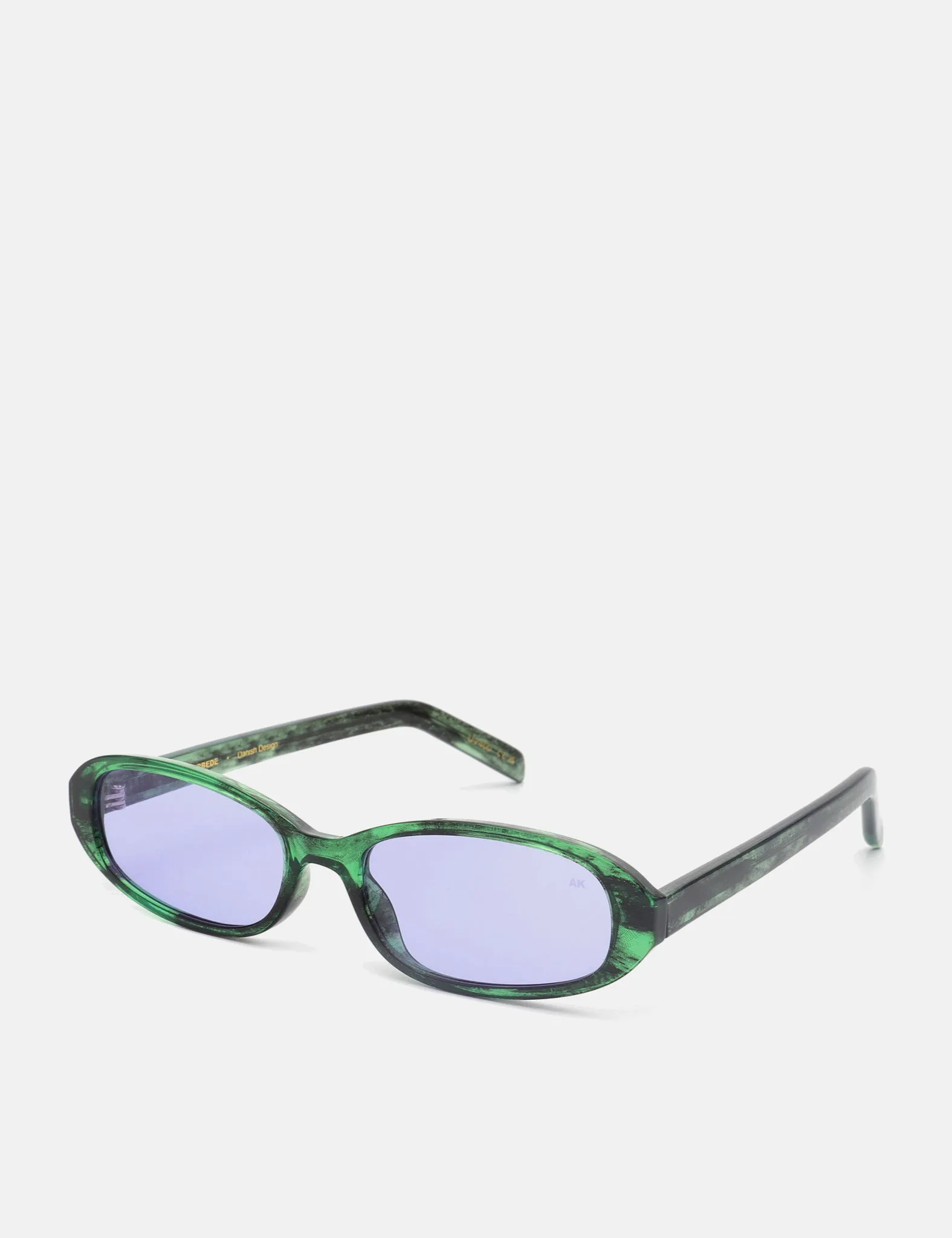 A. Kjaerbede Macy Sunglasses - Green Marble Transparent