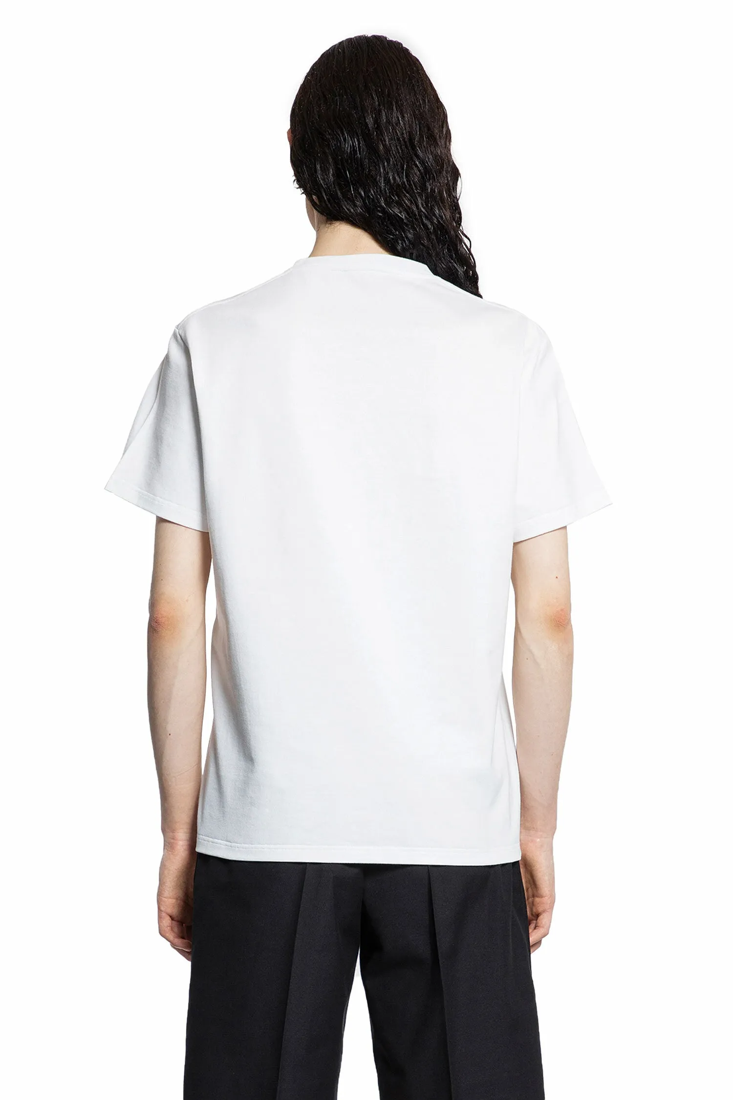 ALEXANDER MCQUEEN MAN WHITE T-SHIRTS & TANK TOPS