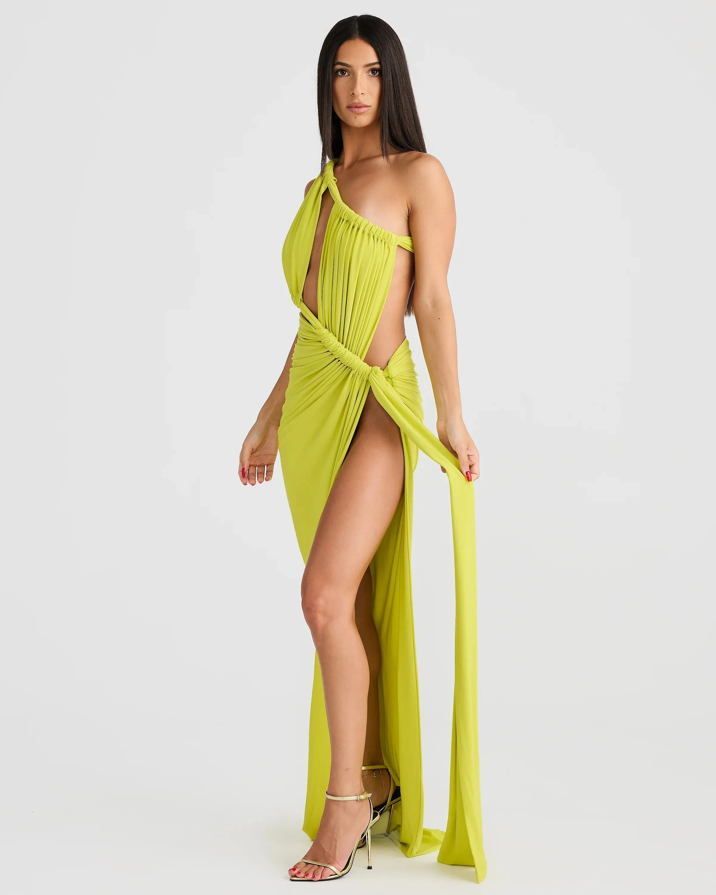 Aphrodite Gown - Chartreuse