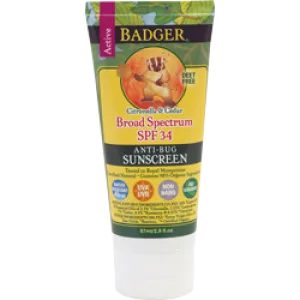 Badger Anti-Bug Sunscreen SPF35 Active