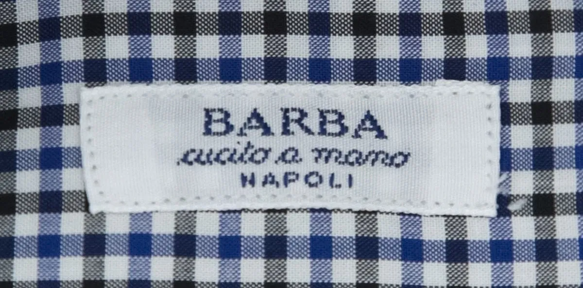 Barba Napoli Black Shirt - Slim