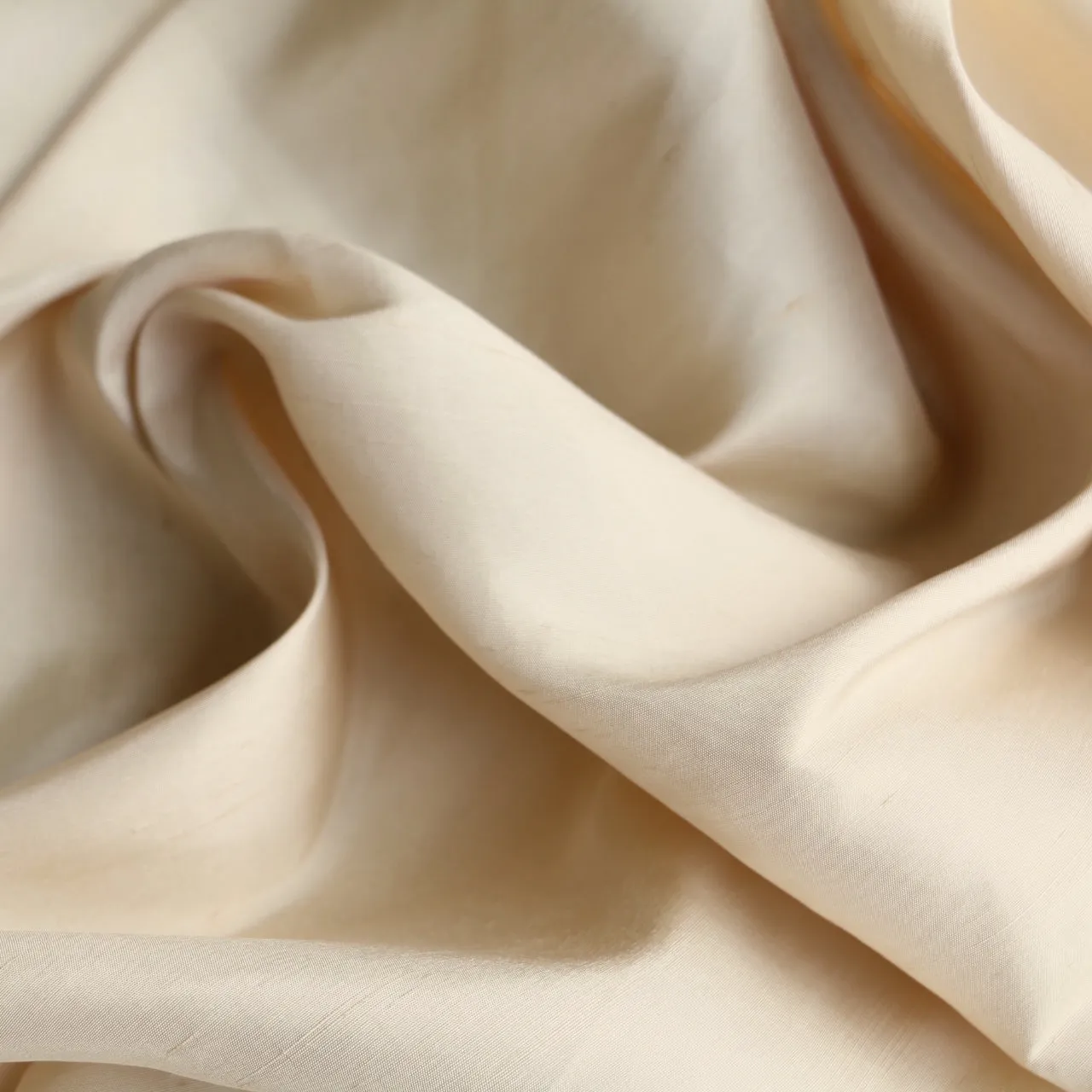 Beige Duppioni Silk