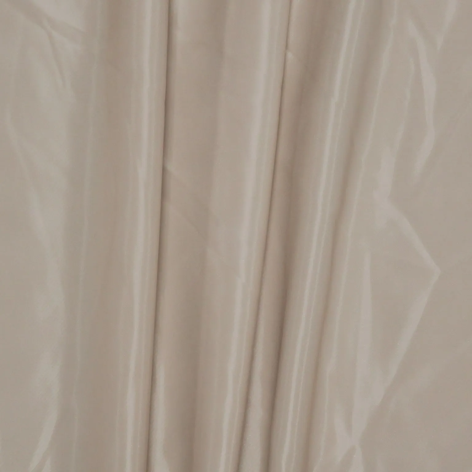 Beige Solid Crystal Mikado Fabric