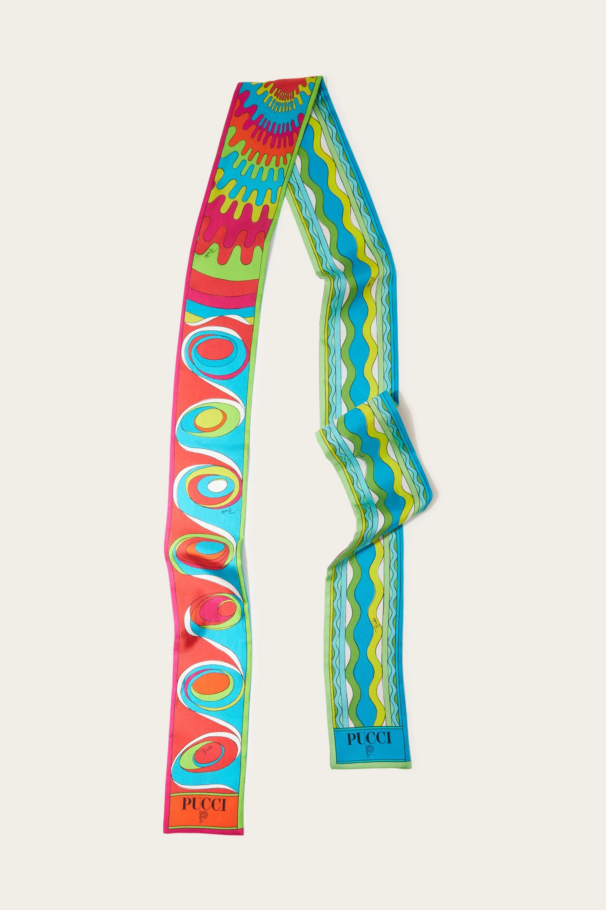 Bersaglio-Print Silk-Twill Scarf