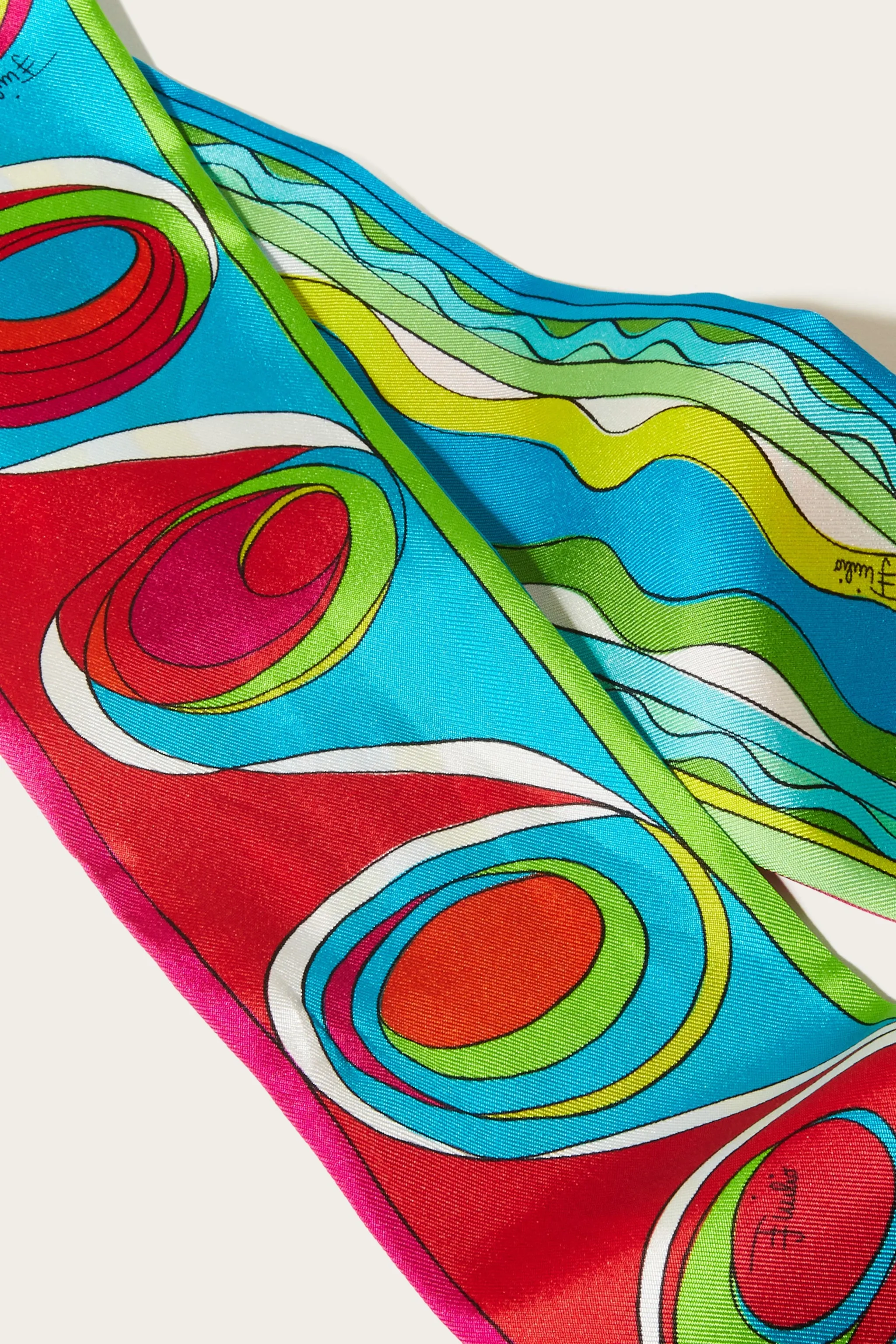 Bersaglio-Print Silk-Twill Scarf