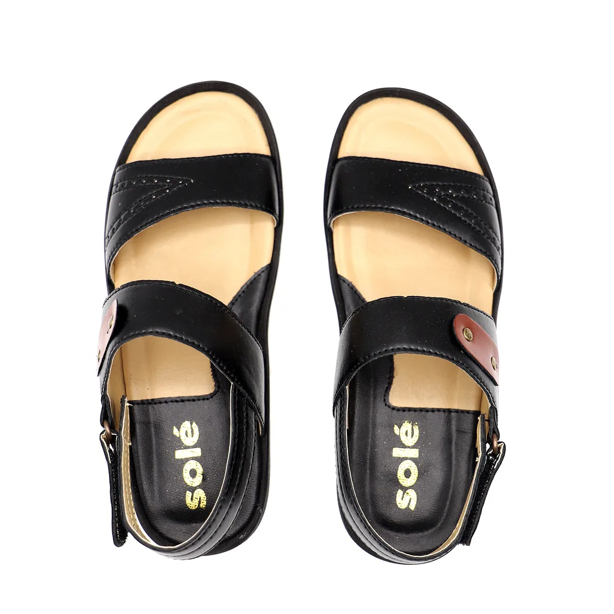 Black Casual Sandal 115128