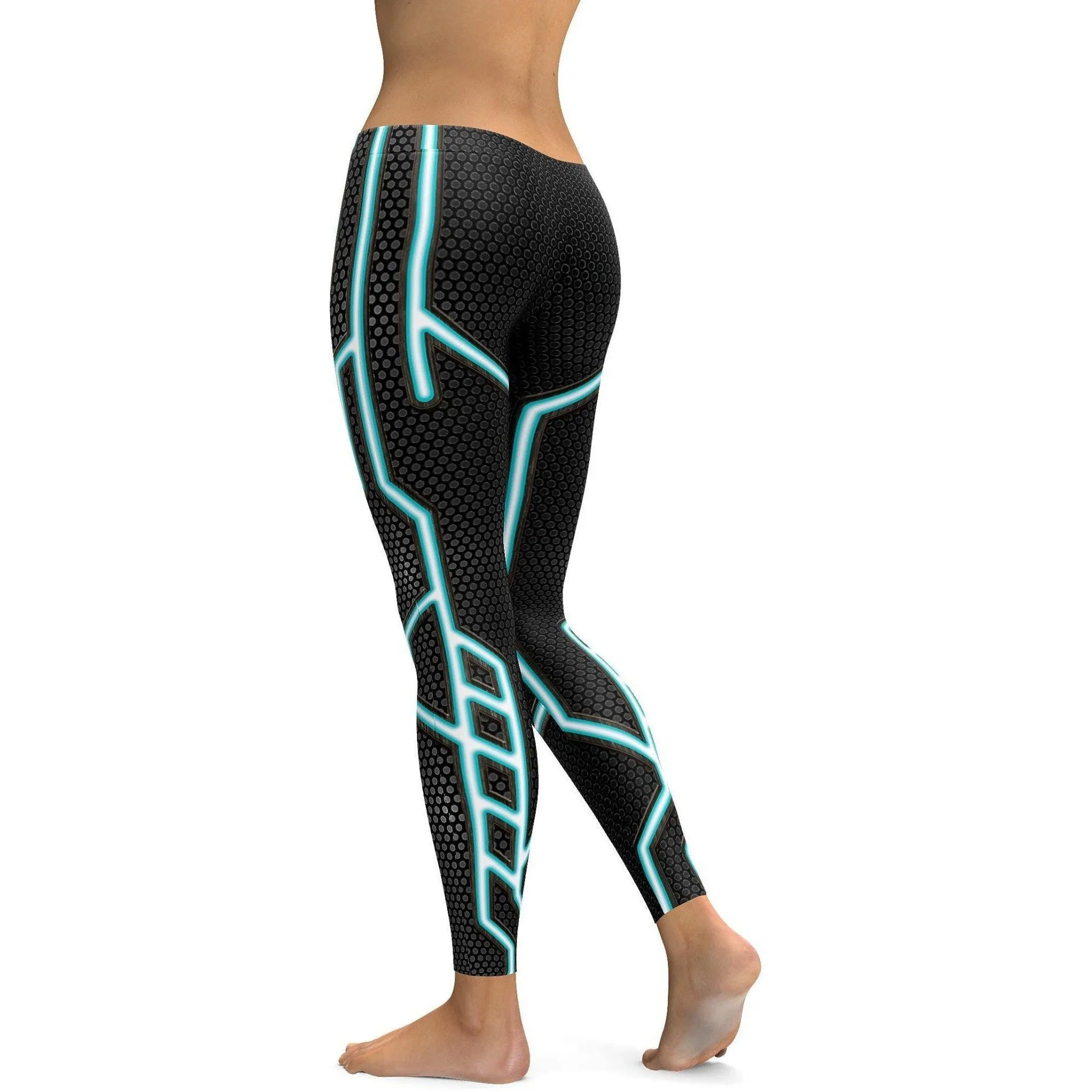 Blue Speedster Leggings