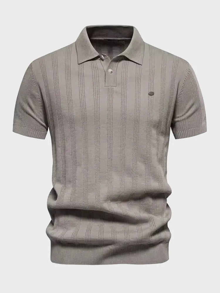 Casual Cedar Polo Tee for Men