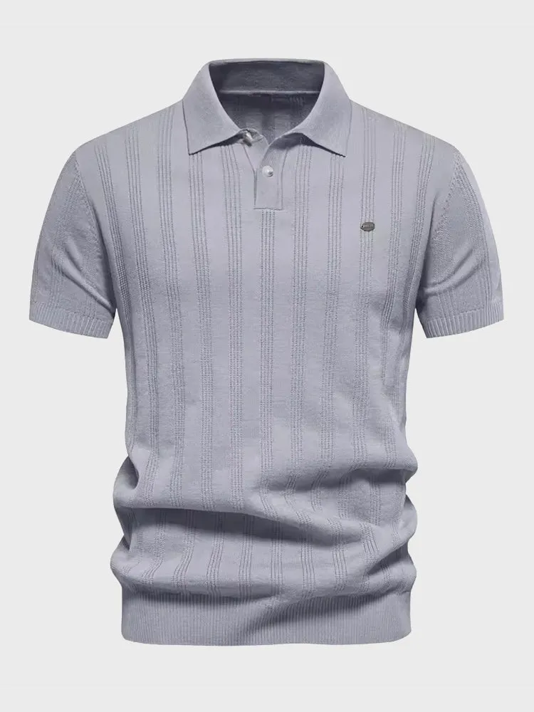 Casual Cedar Polo Tee for Men