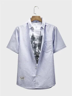 Casual Cotton Oxford Shirt