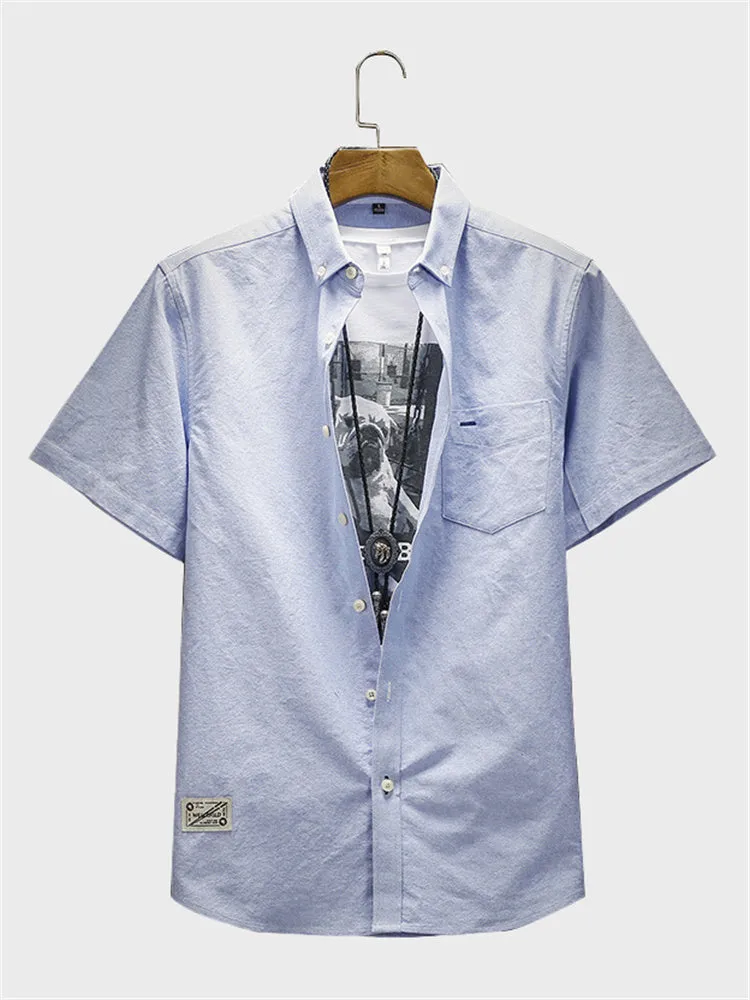 Casual Cotton Oxford Shirt