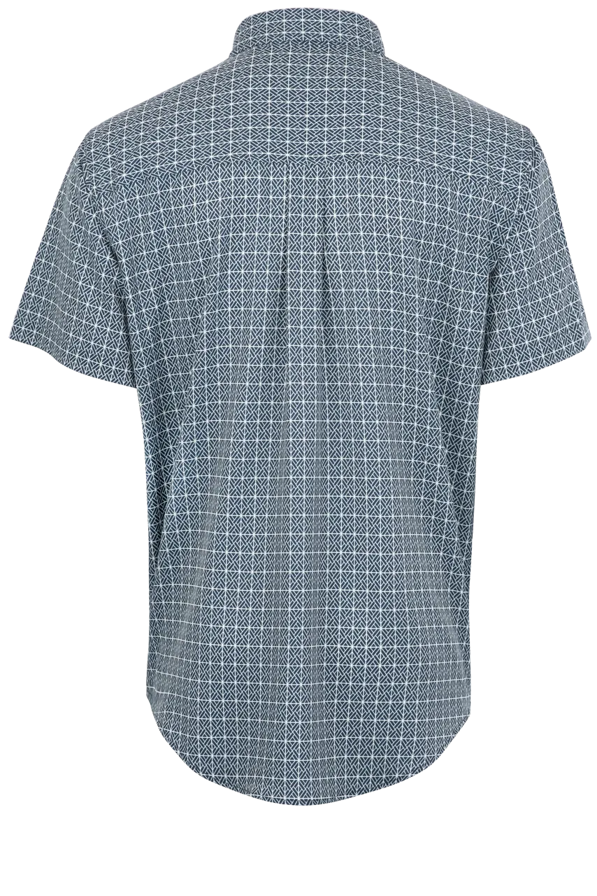 Cinch Arenaflex Button-Front Shirt - Navy