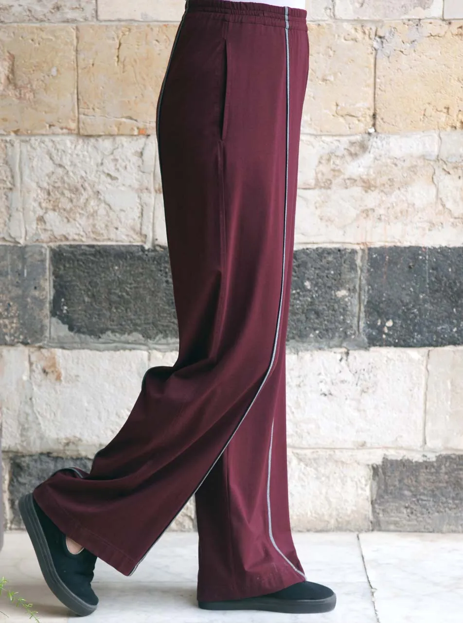 Contrast Trim Active Pants