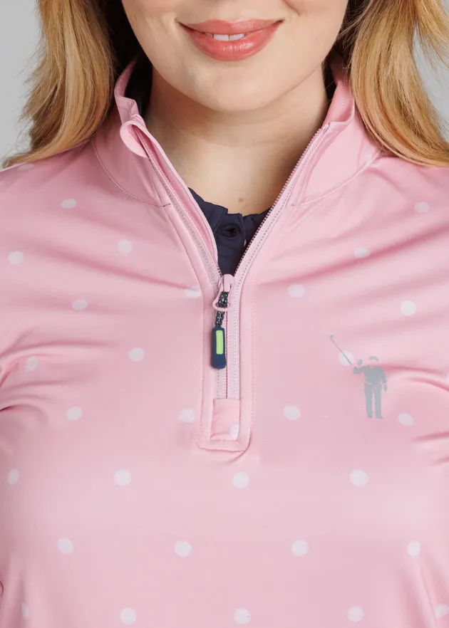 Divot Dots Women's Chip Shot Pocket Pullover