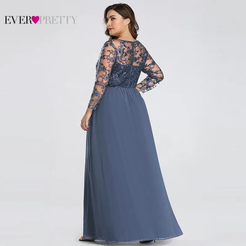 Elegant A-line Lace Appliques Mother Of The Bride Dress