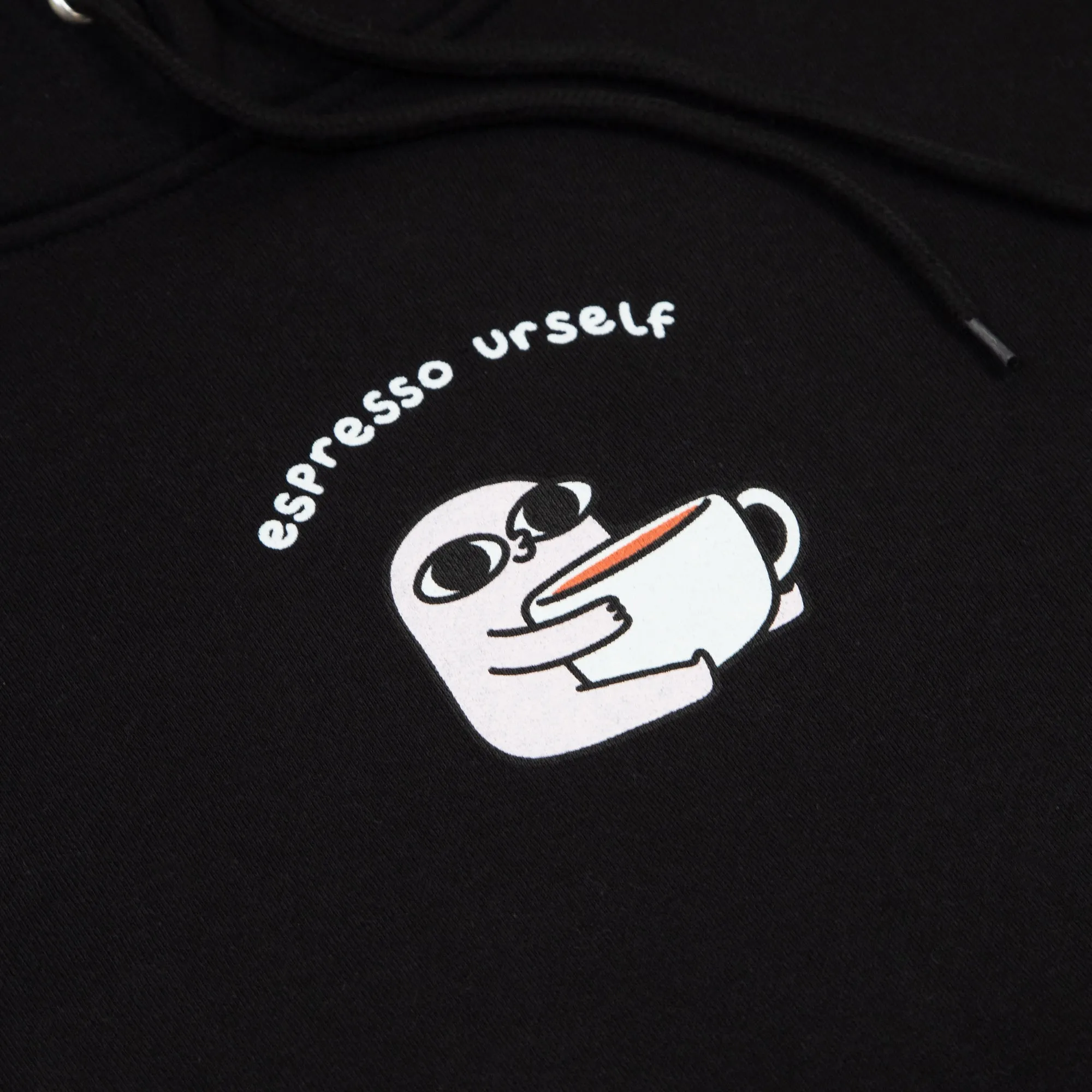 Espresso Yourself Black Hoodie