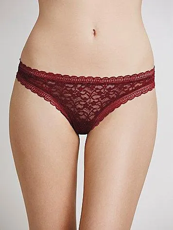 Free People Lace Dreams Thong