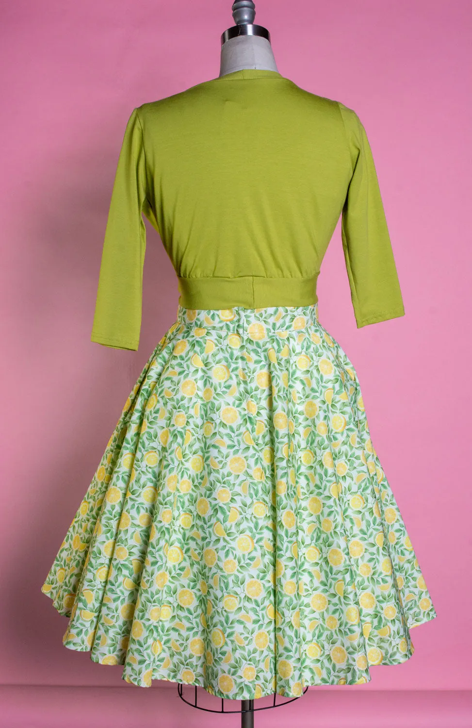 Haute Circle Skirt - Lovely Lemons *sale