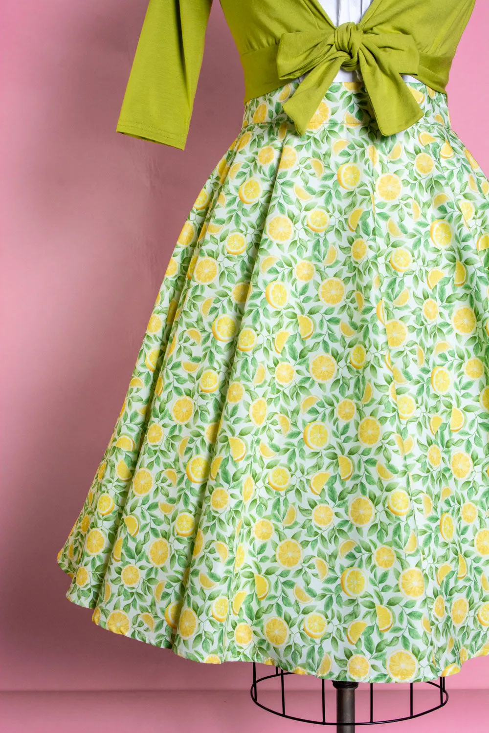 Haute Circle Skirt - Lovely Lemons *sale