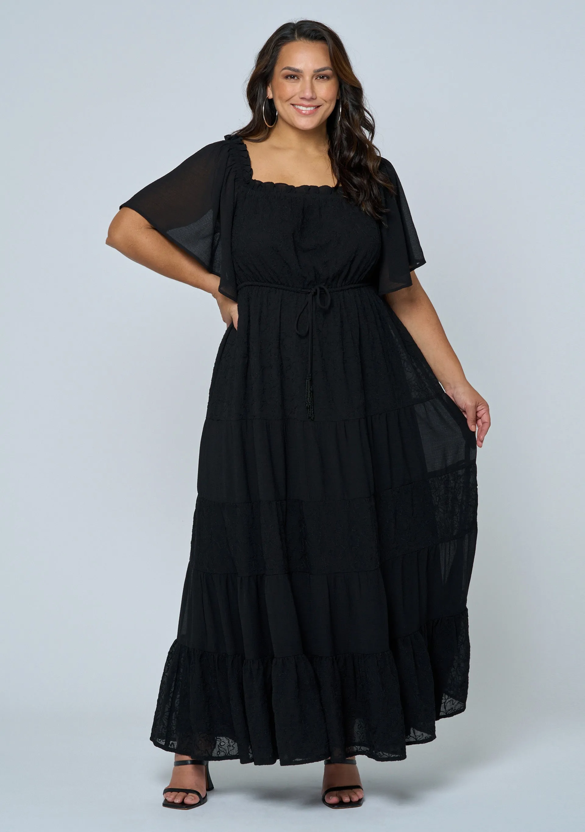 High Voltage Maxi Dress