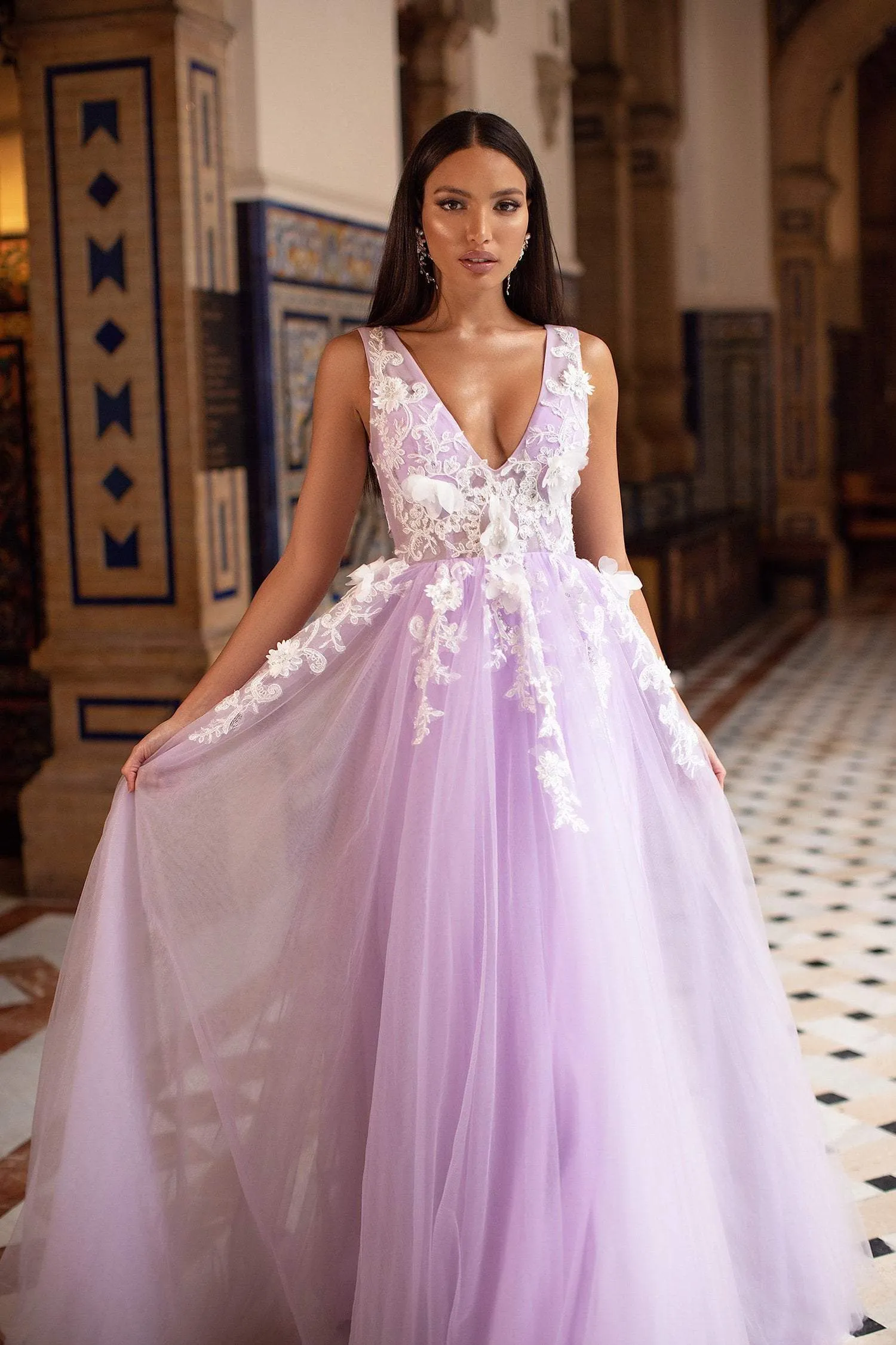 Kailani Tulle Gown - Lilac