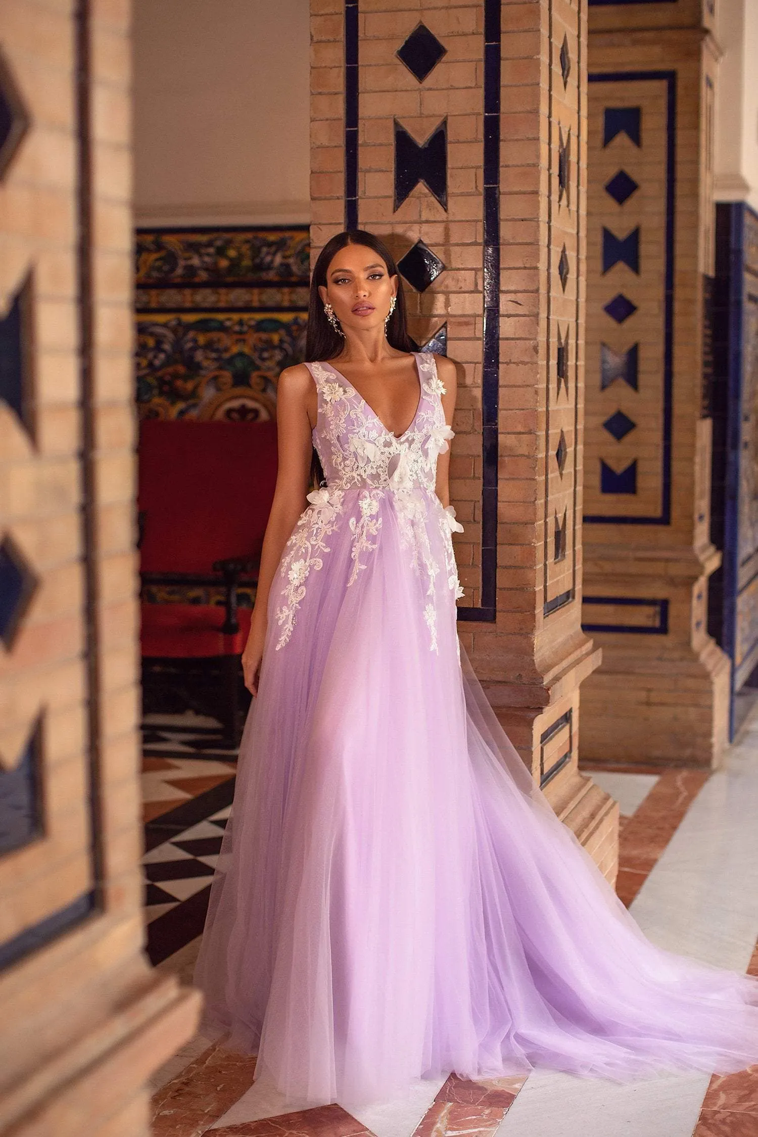 Kailani Tulle Gown - Lilac