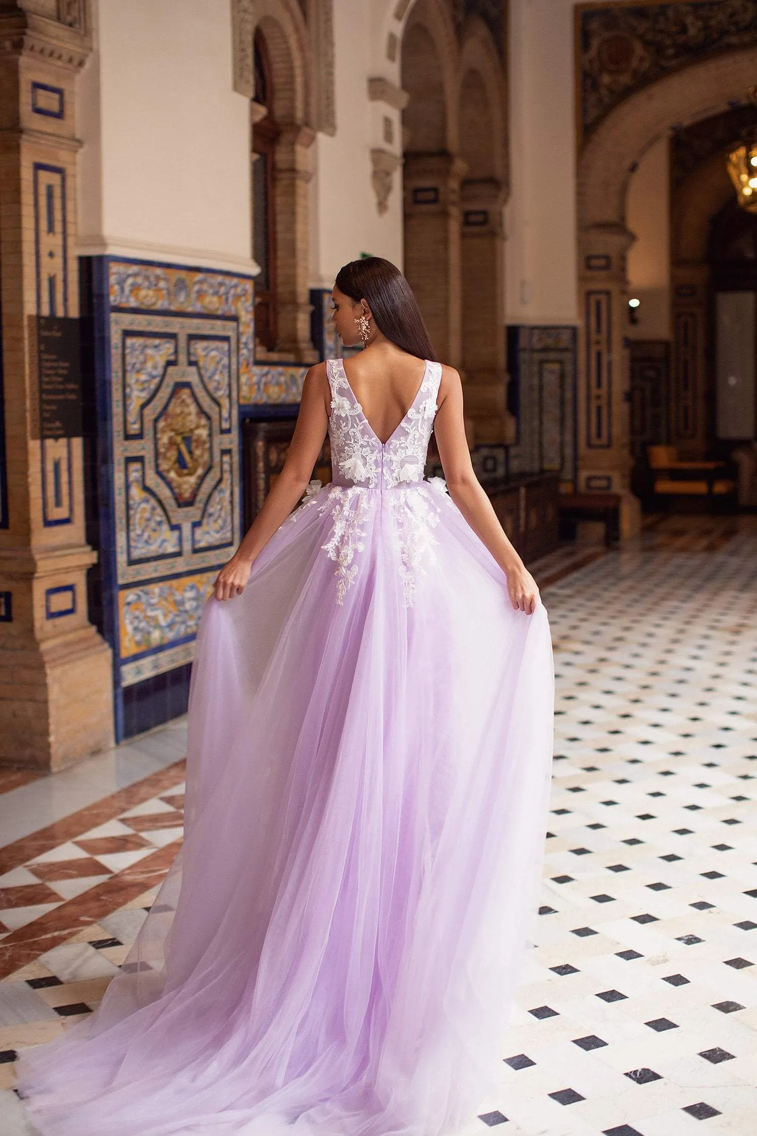 Kailani Tulle Gown - Lilac