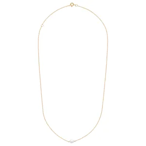 Keshi Pearl Necklace in 18k Yellow Gold