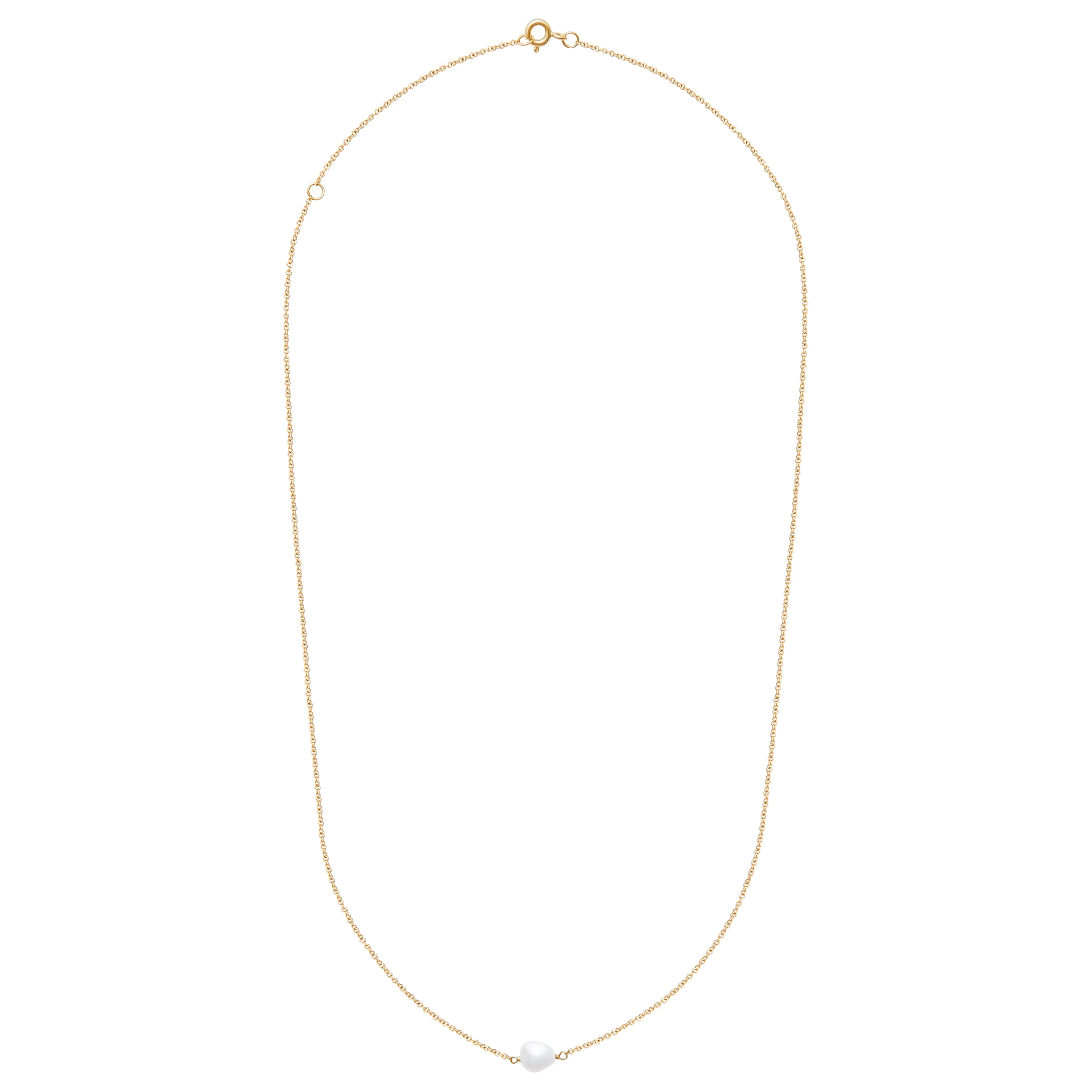 Keshi Pearl Necklace in 18k Yellow Gold