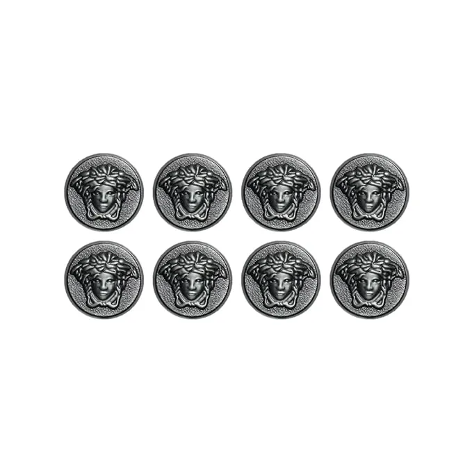 Medusa Metal Shank Buttons(8 Big   8 Small)