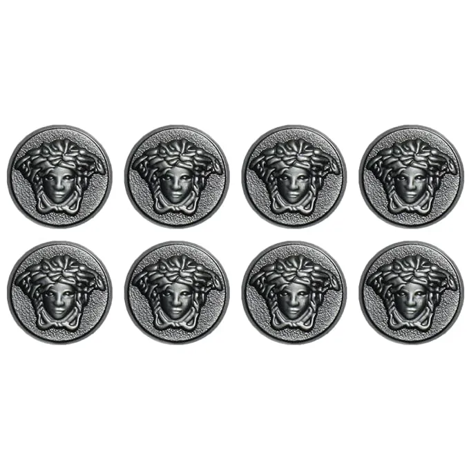 Medusa Metal Shank Buttons(8 Big   8 Small)