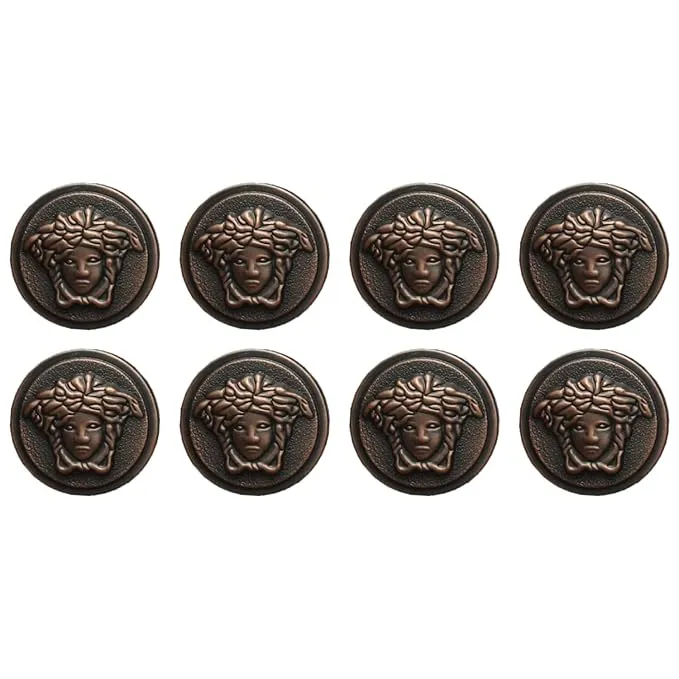 Medusa Metal Shank Buttons(8 Big   8 Small)