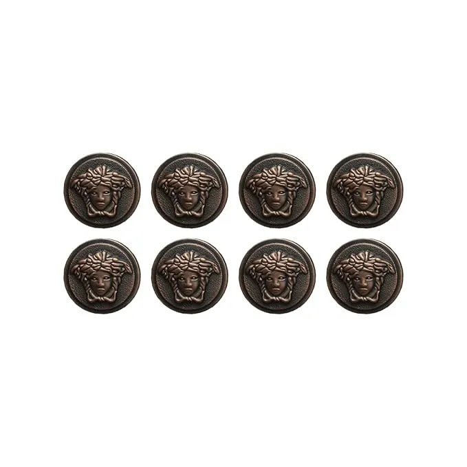 Medusa Metal Shank Buttons(8 Big   8 Small)