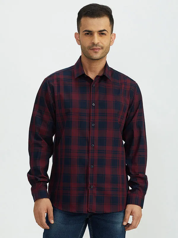 Men Checked Full Sleeve Cotton Shirt