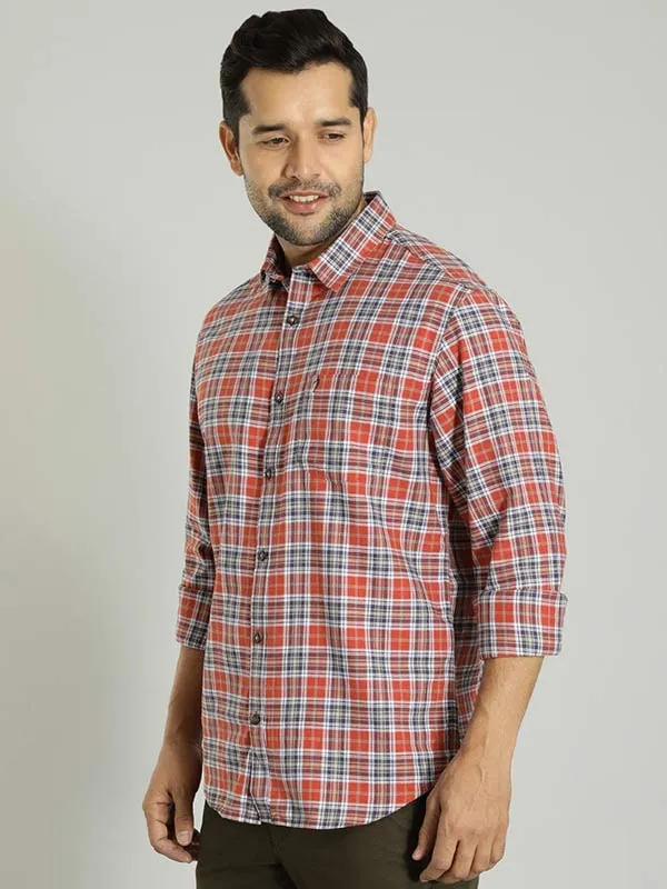 Men Checked Full Sleeve Cotton Shirt