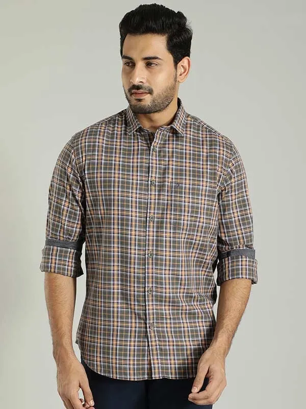 Men Checked Full Sleeve Cotton Shirt