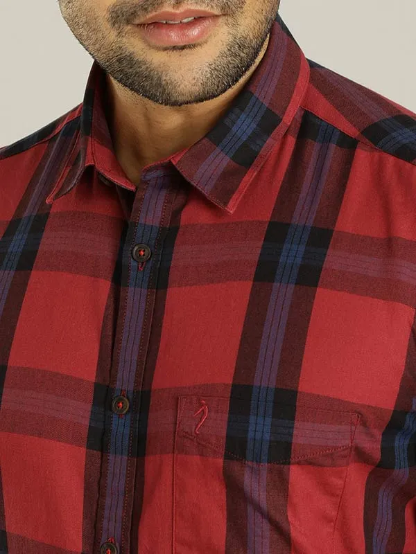 Men Checked Full Sleeve Cotton Shirt