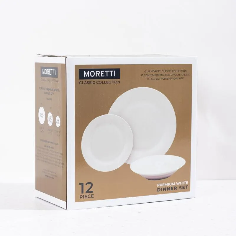 Moretti 12 Piece Classic Collection - White