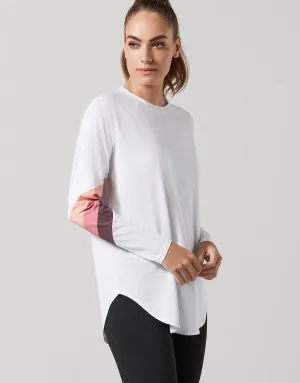 Nikki Long Sleeve Tee in White