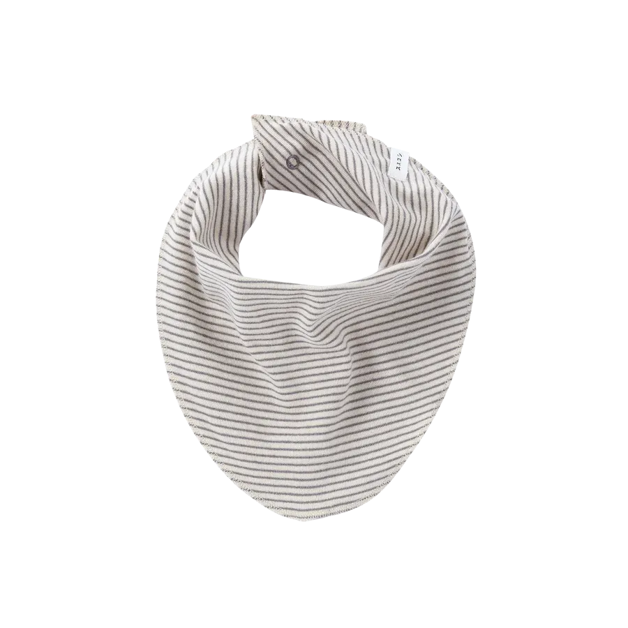 Organic Baby Bib- Platinum