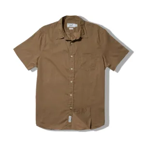 Portofino Featherweight Poplin Short Sleeve Shirt - Ermine