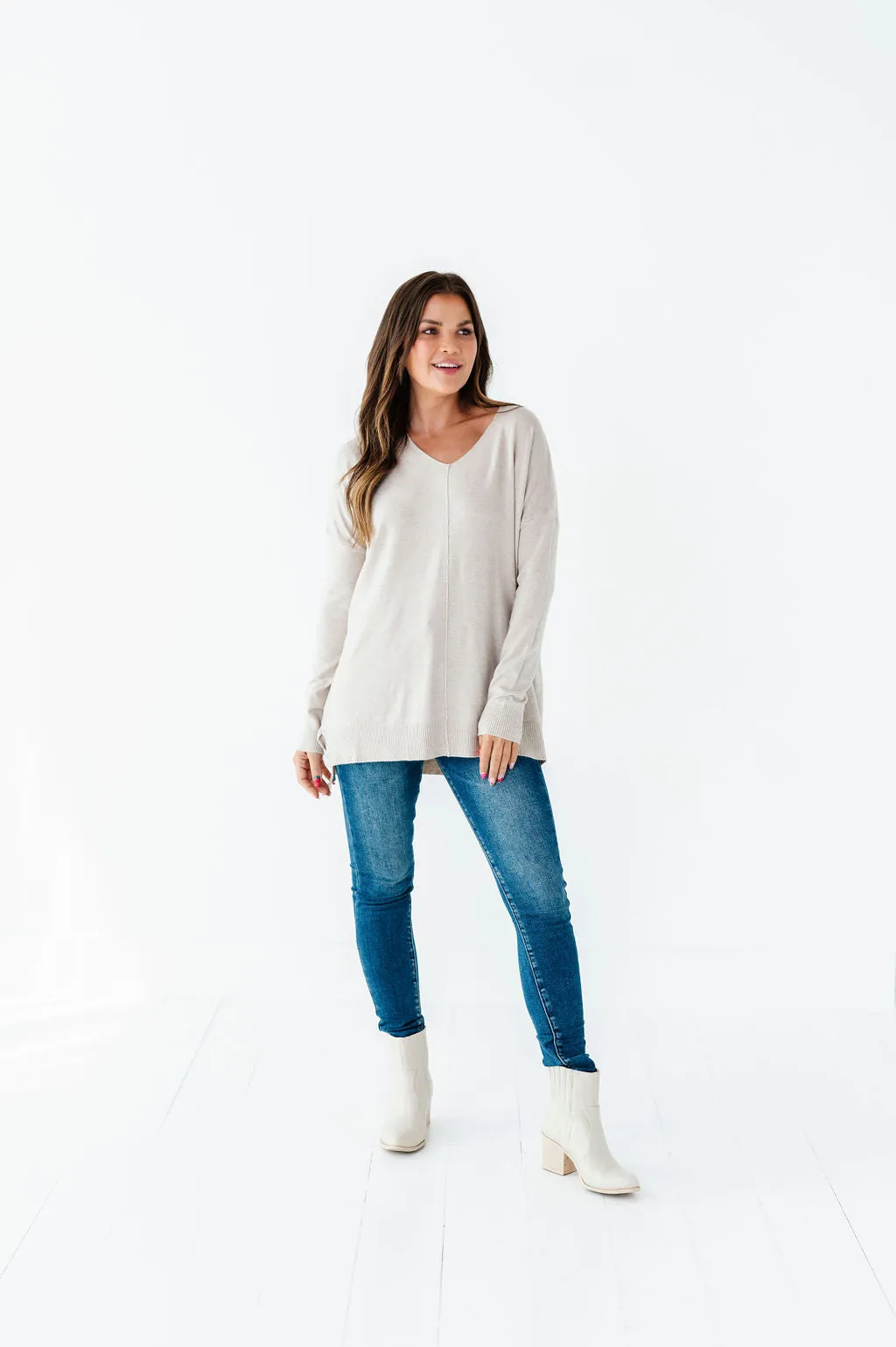 Rochelle Sweater in Oatmeal