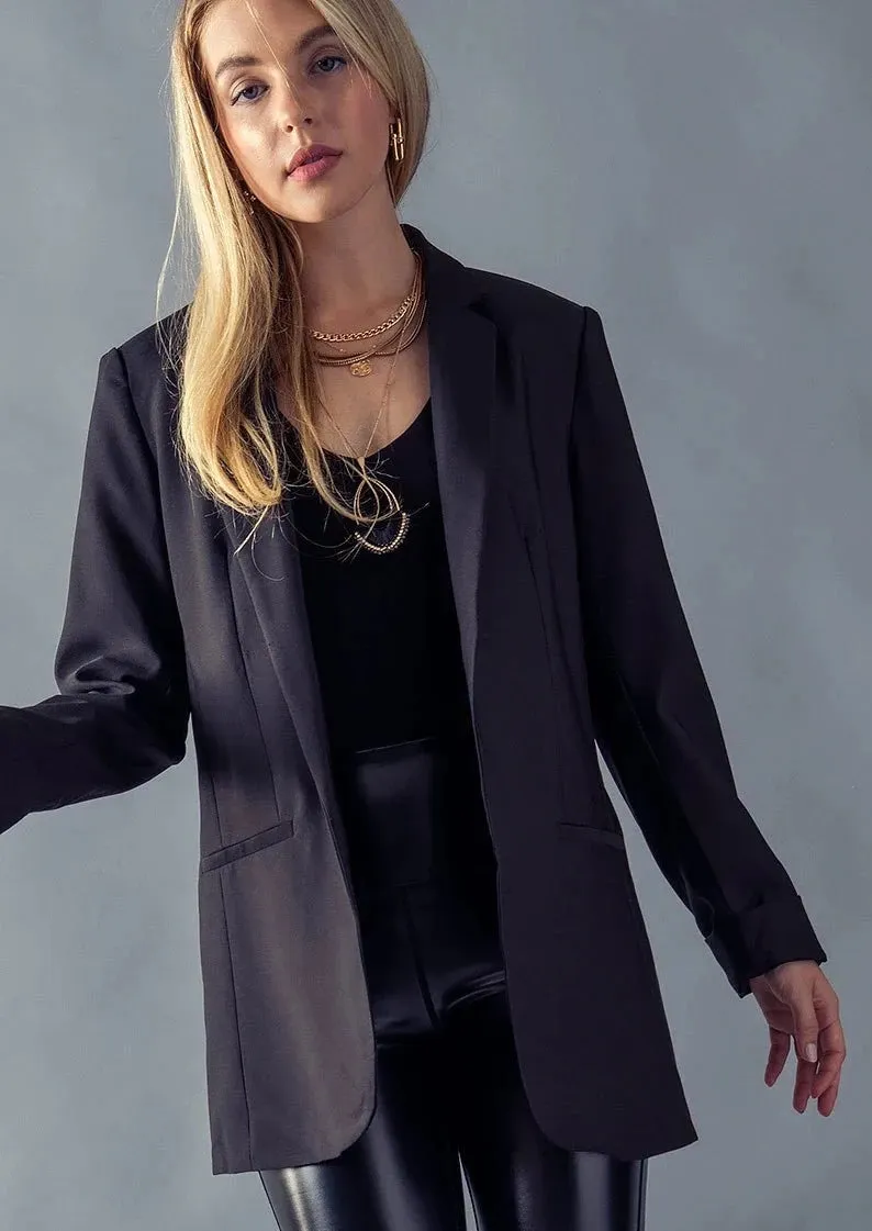 Sexy All the Time Blazer in Black