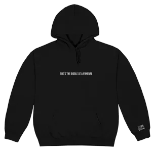 She's The Giggle At A Funeral Black Hoodie