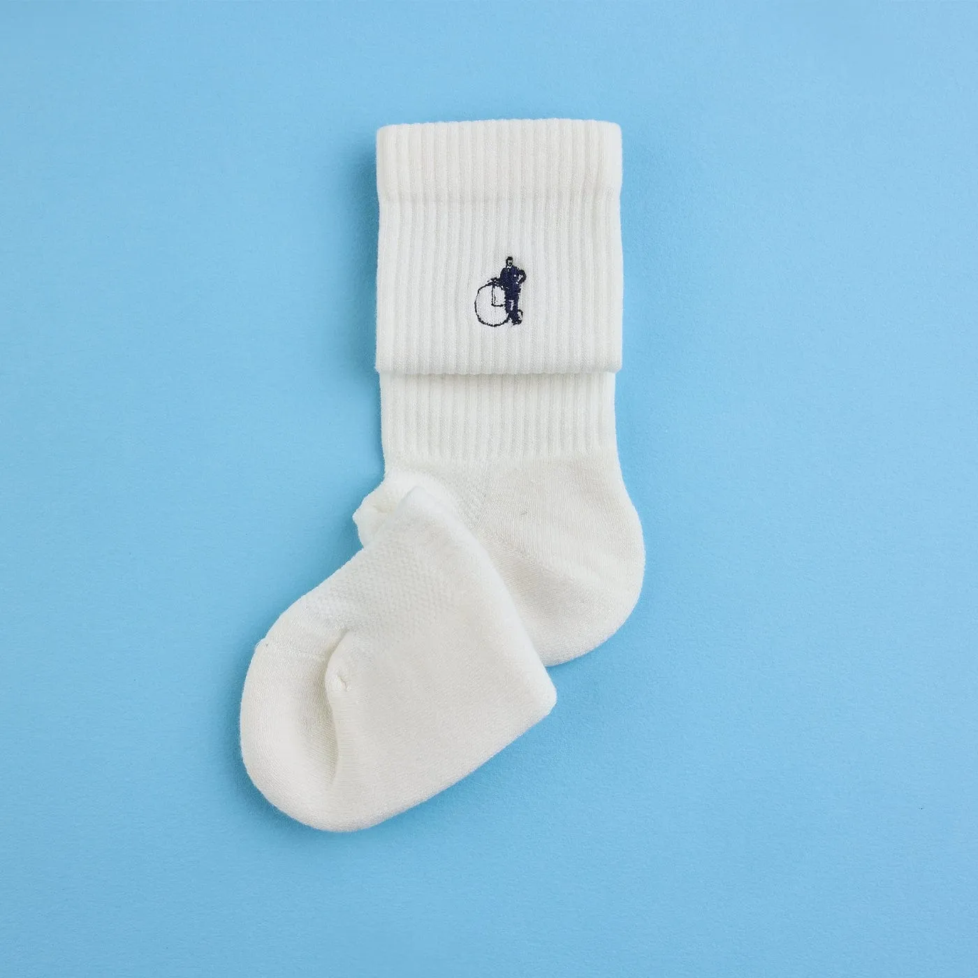 Simply Active Crew Socks - White