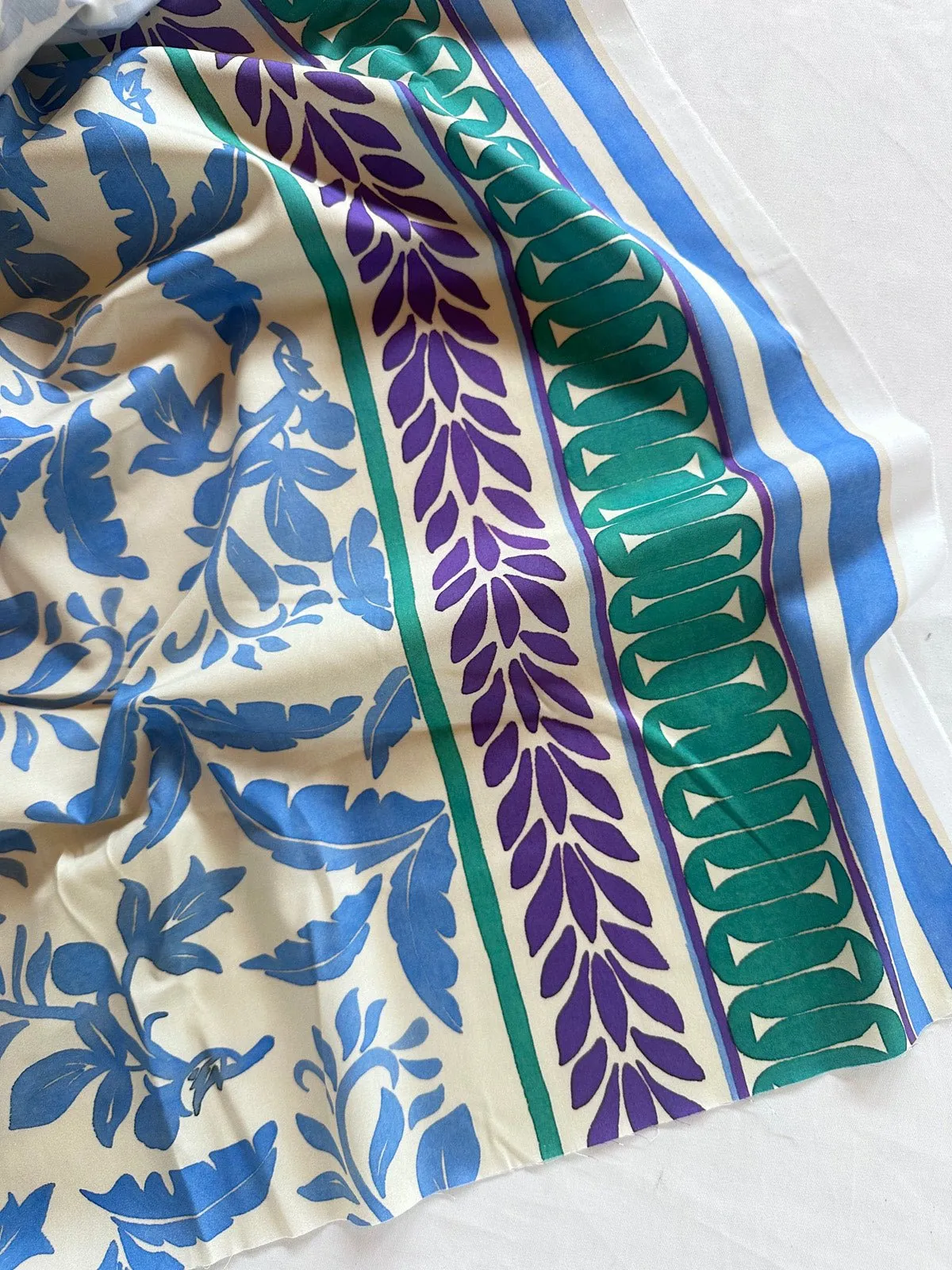 Sorrento Border Print Cotton