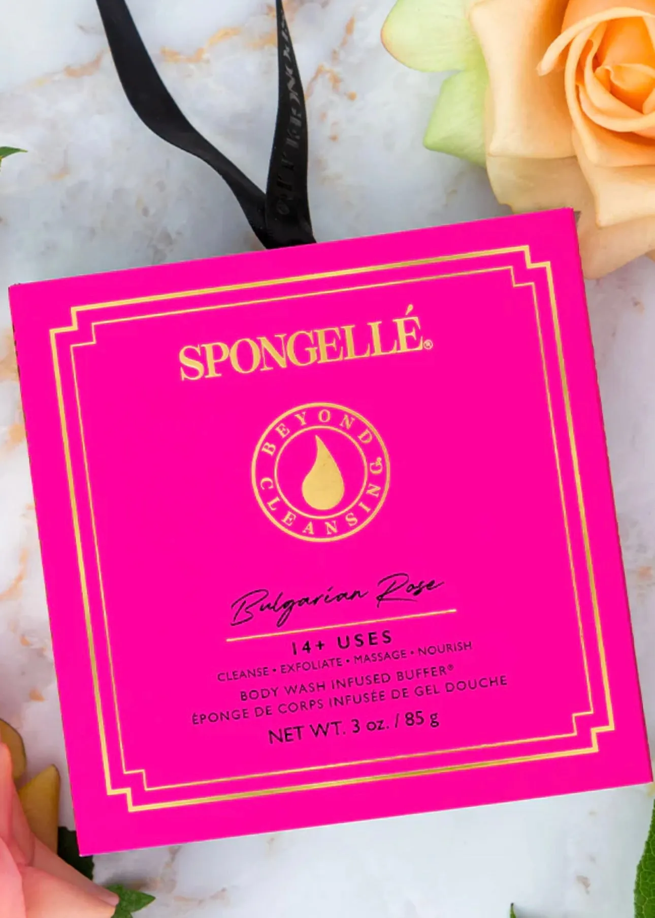 Spongellé Bulgarian Rose Body Wash Infused Buffer