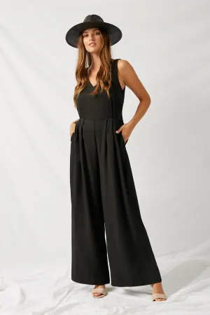 Tie-Back Palazzo Jumpsuit